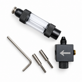 Wyin Aqua CO2 manifold block kit: manifold block, bubble counter, 2 connecting pins and hex key