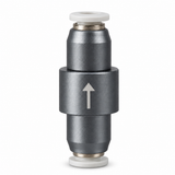 Wyin Aqua quick plug CO2 check valve for 4/6mm tubing, aluminium one-way valve