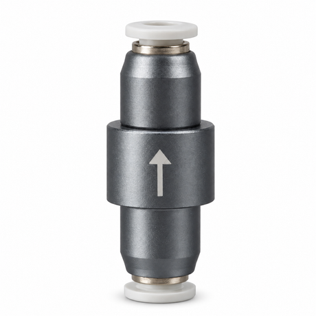Wyin Aqua quick plug CO2 check valve for 4/6mm tubing, aluminium one-way valve