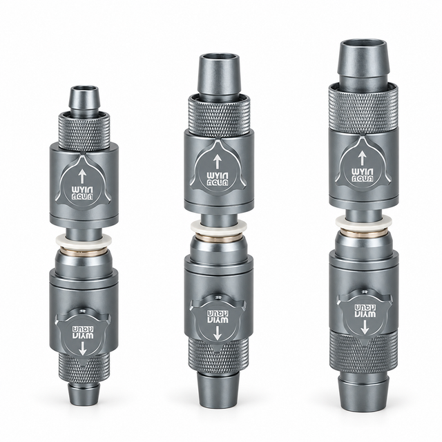 Wyin Aqua quick plug filter hose connectors in 12/16mm, 16/22mm and 20/25mm sizes