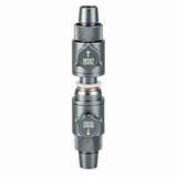 Wyin Aqua 20/25mm quick plug filter hose connector with shut-off valves for canister filters
