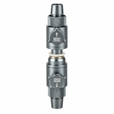 Wyin Aqua 20/25mm quick plug filter hose connector with shut-off valves for canister filters