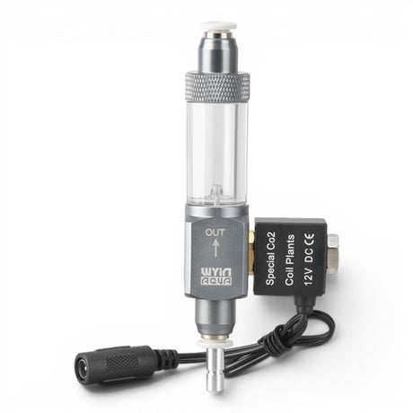 Wyin Aqua Mini CO₂ Regulator with Integrated Solenoid & Bubble Counter