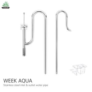 Week Aqua Metallic Lily Pipe & Skimmer Set