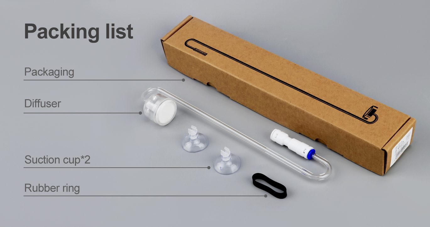 Acrylic Co2 Diffuser Packing List